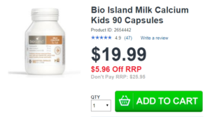 Canxi Milk calcium Bio Island 1