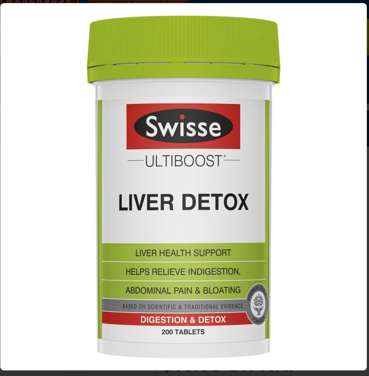 Viên uống hỗ trợ thải độc gan Swisse Liver…200v