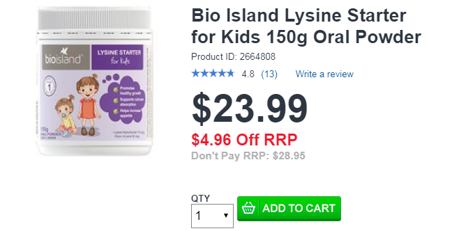 Bio Island Lysine Starter