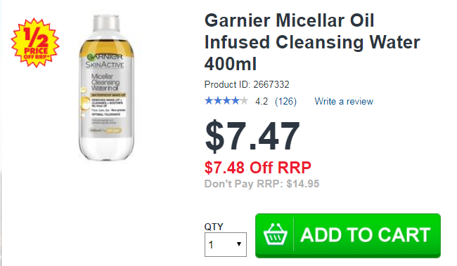 Garnier Micellar Oil Infuse 400ml