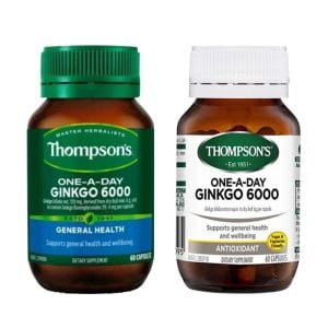 Viên bổ não Ginkgo 6000mg Thompson’s của Úc 60 viên