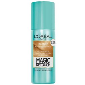 Xịt che khuyết điểm chân tóc tạm thời L'Oreal Paris Magic Retouch - Màu vàng (Che phủ tóc bạc tức thì)