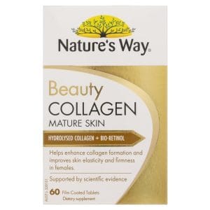 Viên uống Nature's Way Beauty Collagen cho da trưởng thành 60 viên