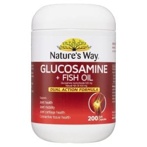 Viên nang mềm Glucosamine + Dầu cá Nature's Way 200 viên