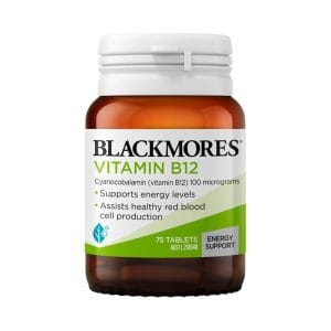 Blackmores B12 100MCG 75 viên nén