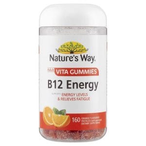 Kẹo dẻo Nature's Way Adult Vita Gummies B12 Energy 160 viên