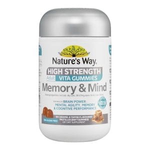 Kẹo dẻo Nature's Way bổ sung trí nhớ và trí tuệ cho người lớn - 50 viên