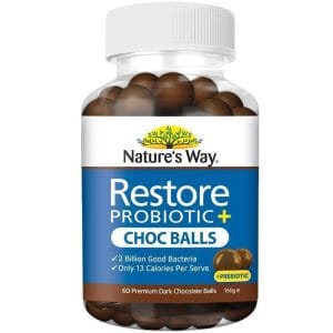 Viên sô cô la lợi khuẩn Nature's Way Restore 60 viên