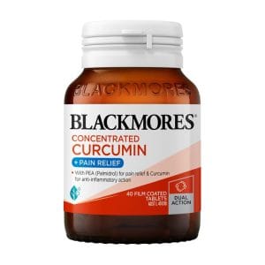 Viên uống giảm đau Blackmores Concentrated Curcumin + Pain Relief 40 viên