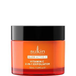 Tẩy tế bào chết Sukin Glow Active-C Vitamin C 2 trong 1 50ml