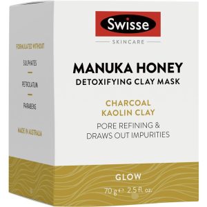Mặt nạ đất sét thải độc mật ong Manuka Swisse Skincare 70g