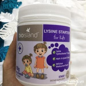 Bio Island Lysine Starter cho trẻ dưới 6 tuổi của Úc