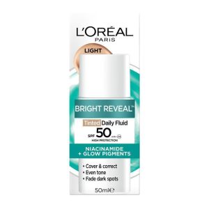 Kem nền L'Oreal Bright Reveal Tinted SPF 50 Fluid Light 50ml