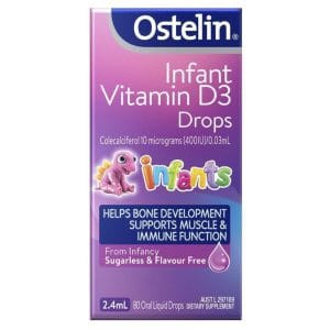 Vitamin D3 Drops Ostelin cho trẻ từ sơ sinh đến 12 tuổi