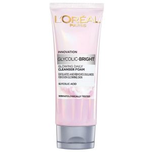 Sữa rửa mặt tạo bọt hàng ngày L'Oreal Paris Glycolic Bright Glowing với axit Glycolic 100ml