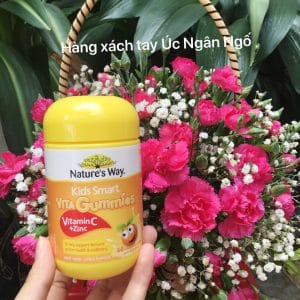 Kẹo Vita gummies bổ sung vitamin C và kẽm cho bé 120v