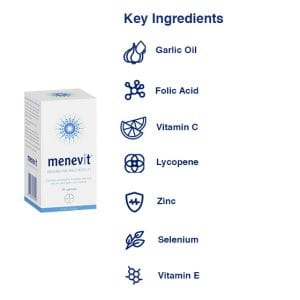 Viên Uống Menevit Úc 30 viên cải thiện chất lượng tinh trùng