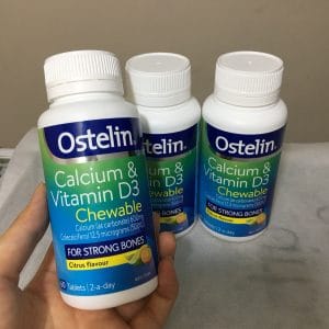 Ostelin Canxi Chewable cho bà bầu 60 viên