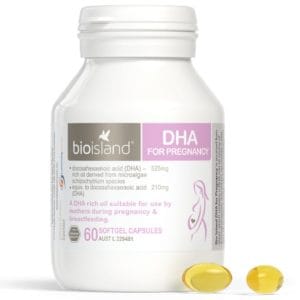 DHA Bio island DHA cho bà bầu 60 viên
