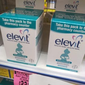 Elevit sau sinh của Úc - Elevit breastfeeding cho con bú