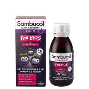 Sambucol for Kids, Siro tăng đề kháng 120ml cho bé từ 1-12 tuổi