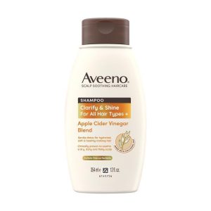 Dầu gội làm sạch tóc Aveeno Apple Cider Vinegar Clarifying Shampoo dành cho tóc xỉn màu 354ml