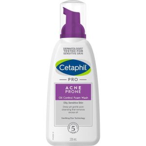 Sữa rửa mặt tạo bọt kiểm soát dầu Cetaphil Pro Acne Prone 236ml