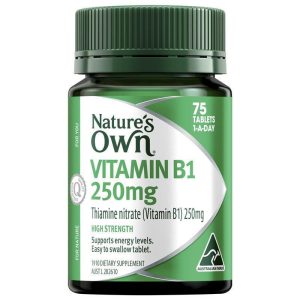 Vitamin B1 250mg cường độ cao của Nature's Own 75 viên