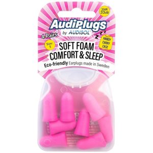 Nút tai Audiplugs mềm mại êm ái và dễ ngủ - 4 cặp