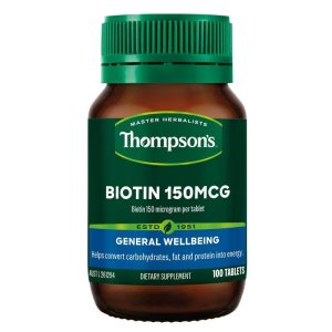 Viên nén Biotin 150mcg của Thompson 100 viên