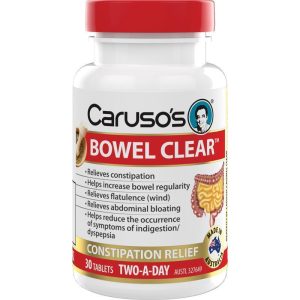 Thuốc nhuận tràng Carusos Bowel Clear 30 viên
