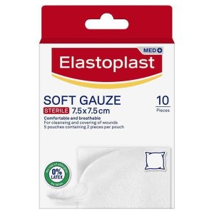 Gạc mềm vô trùng Elastoplast 7 -5cm x 7 -5cm gói 10 miếng