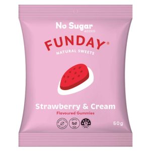 Kẹo dẻo vị dâu tây và kem Funday 50g
